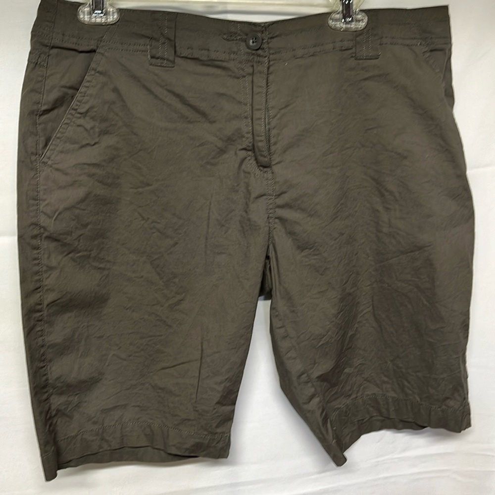 Mountain Warehouse Womens Olive Green Hiking Shorts Size 10